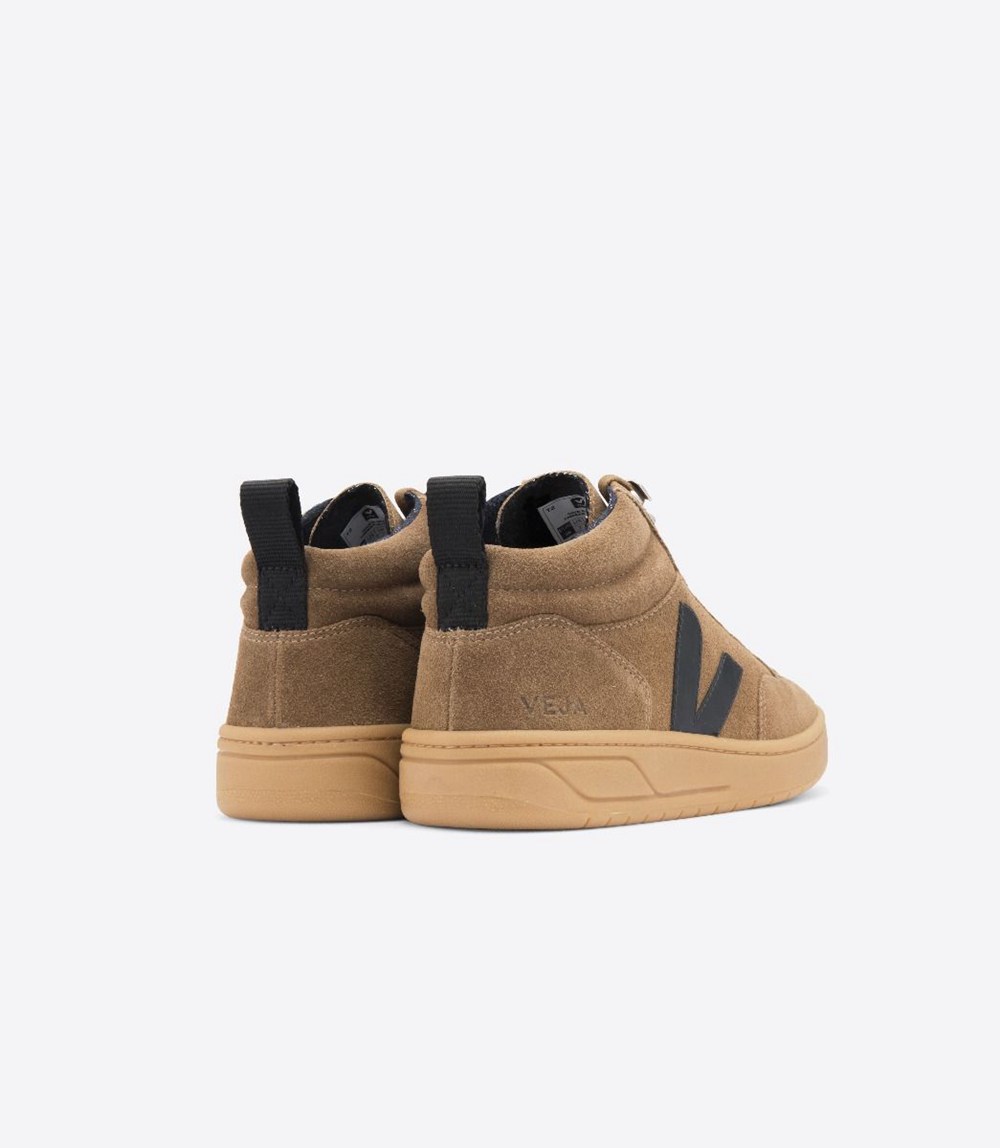 Veja Sneakers Mens - Roraima Suede - Brown/Black - 4715JQZLA